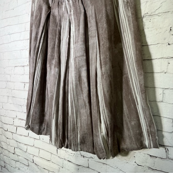 Gunex For Brunello Cucinelli Pleated Bubble Hem Skirt Size 10 EUC ITALY - Picture 4 of 13